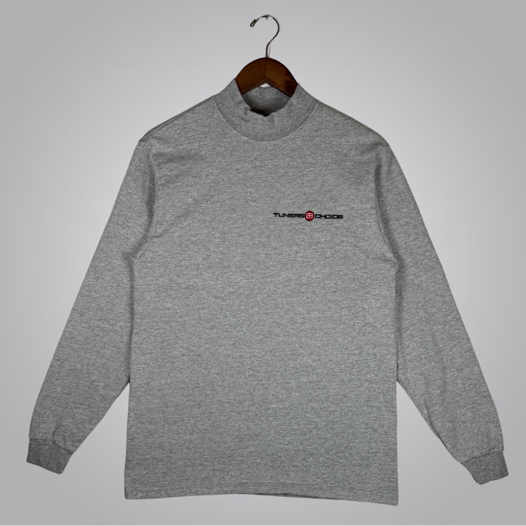 Vintage Tuners Choice Gray Long Sleeve Turtleneck Small